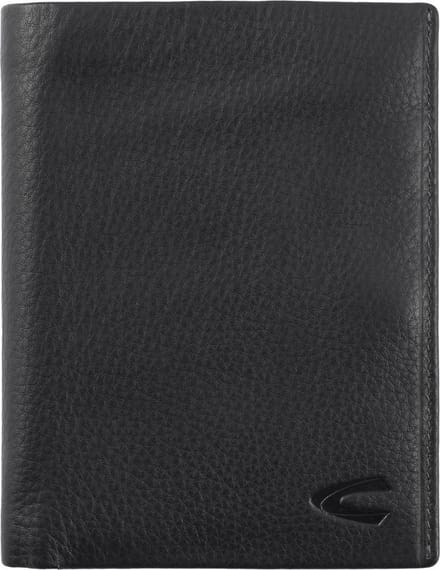 camel active Leren Portemonnee Atlanta Wallet High Black Zwart