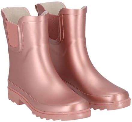 Pink Metallic damesregenlaars Chelsea Rubber van XQ 42