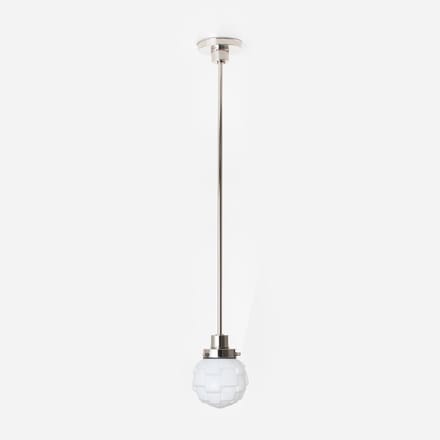 Hanglamp Bretagne 20's Nikkel - Art Deco Trade