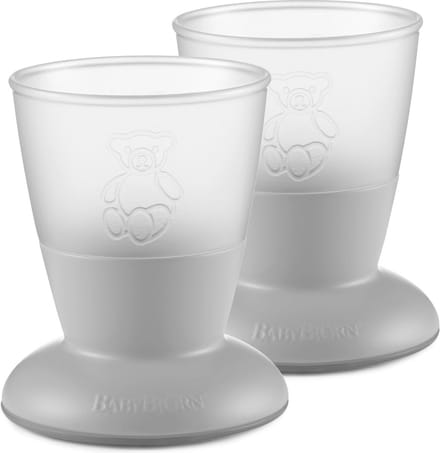 BabyBjörn Baby Drinkbeker - 2 stuks - Grijs