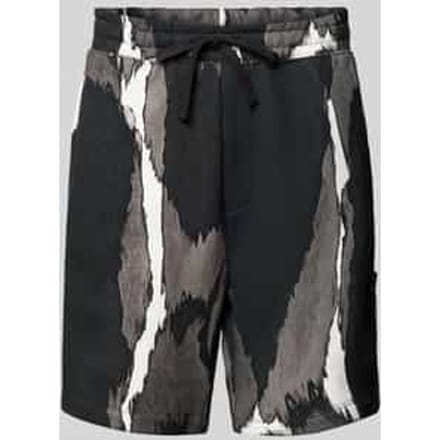 Regular fit korte broek met all-over motief, model 'Daverar'
