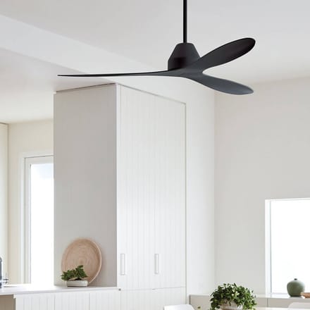 Beacon Lighting Beacon plafondventilator Whitehaven, zwart, stil, Ø 142 cm