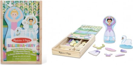 Melissa & Doug Speelset Ballerina Dress Up Junior Hout 52-delig