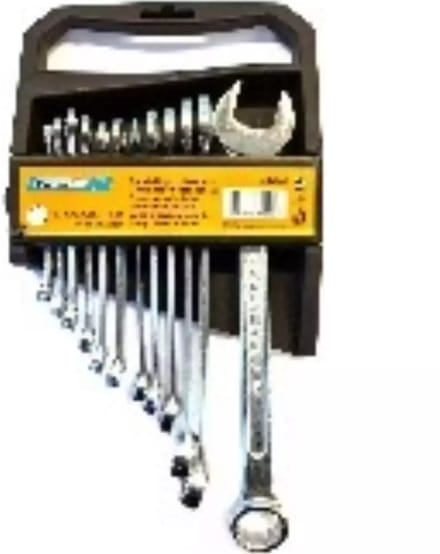Benson Ringsteeksleutelset - 12-delig - Chroom-vanadium - 6-22 mm - Inclusief houder