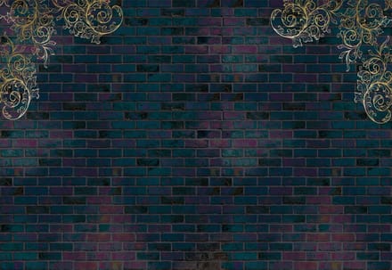 Fotobehang Luxury Brick Wall | XL - 208cm x 146cm | 130g/m2 Vlies