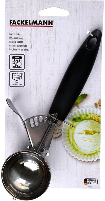IJslepel met uitwerpfunctie 21 cm Fackelmann Basic