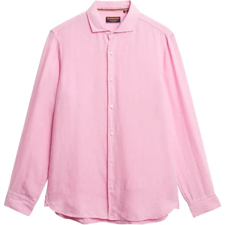 Superdry Vacation Linnen LS Overhemd Heren - Maat S