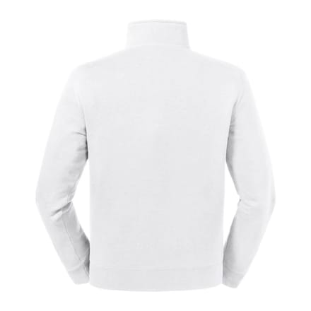 Russell Heren Authentieke Kwartier Ritssweatshirt (Wit)