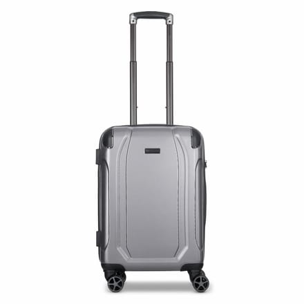Bugatti Valencia 4 wielen Cabinewagen S 55 cm - Harde bagage - TSA slot - silver