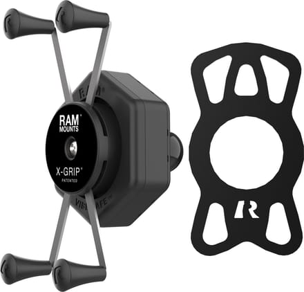 X-Grip® Grote Telefoonhouder met Bal & Vibe-Safe™ Adapter-Keuze montage