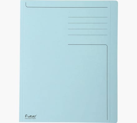 Recycled Cardboard A4 Covers 280g - Blue - Pack of 100