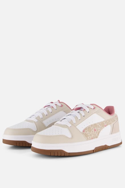Puma Rebound Slam Lo Sneakers beige Synthetisch - Dames - Maat 37