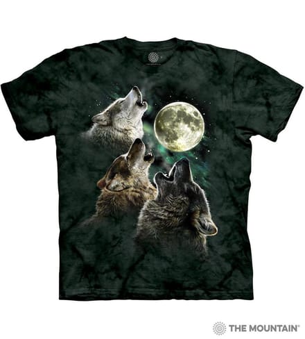 T-shirt Three Wolf Moon S
