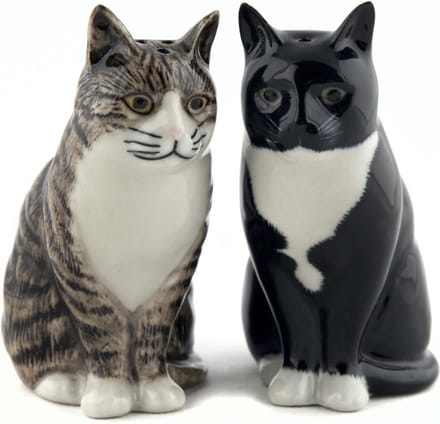 Quail Peper en Zout set - katten Millie en Julius