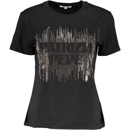Pailletten Logo T-shirt