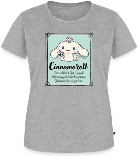 Cinnamoroll Don't Overthink It. Just Be Yourself Premium T Shirt Dames