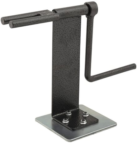 Opwindspoel voor spanband - magnetisch - zwart