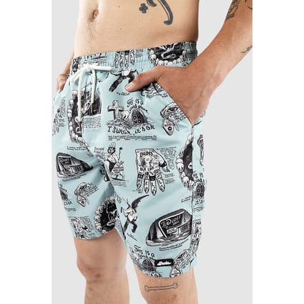 The Dudes Beelzebud Blues Boardshorts blauw