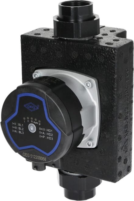 OEG - CV circulatiepomp 1 1/2" - 180 mm - 6 meter opvoerhoogte
