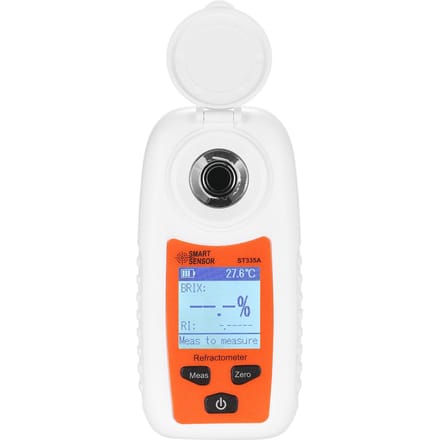 Capteur intelligent ST335A LCD réfractomètre numérique Portable réfractomètre à miel ATC sucre orange
