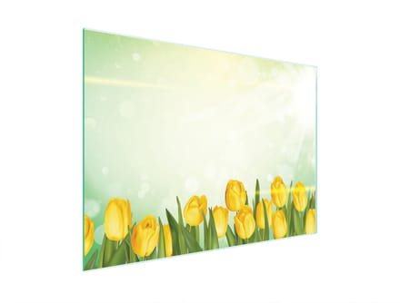 TMK ArtDeko - Snijplank - Glas - 40x30 cm - Tulpen