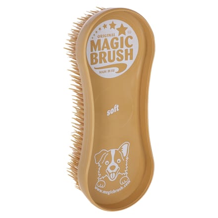 Kerbl MagicBrush Soft Sandstorm voor honden 16,5x6,5x3cm hond