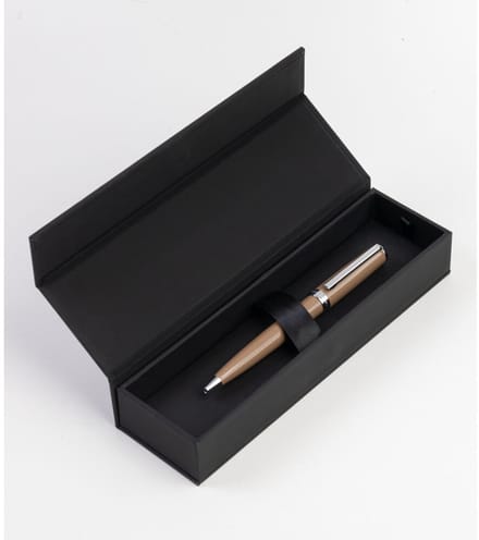 Hugo Boss - HSN2544Z - Balpen - bruin/zilver - Gear Icon