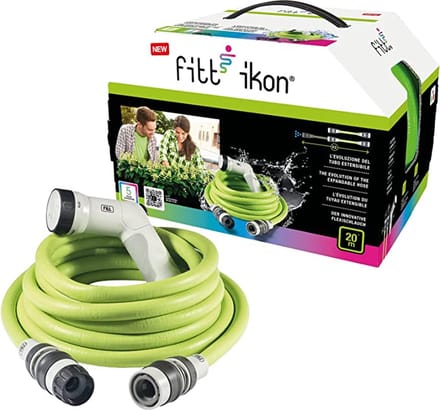 Fitt Ikon Uitzetbare Tuinslang - 20m - Limoen