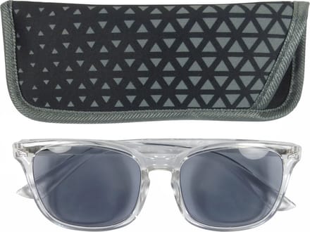 Lilly&June Zonneleesbril Transparant Frame +2 - Met Geometrisch Etui