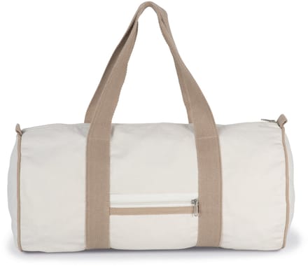 Kimood Gerecyclede duffeltas KI5601 - Ecume / Hemp - One size