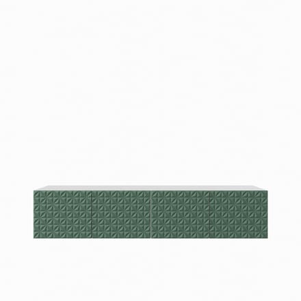 TV-kast Cali 200 (2x100) cm (wit + groen)