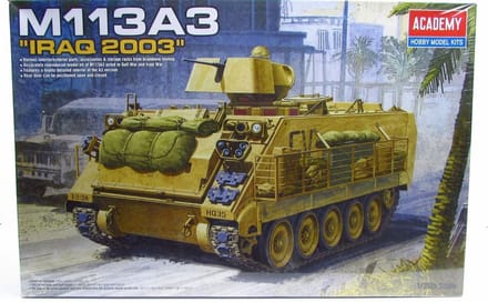 Academy Modelbouwpakket Militaire voertuigen - 13211 M113A3 -Iraq 2003- Plastic - 1:35 - Modelbouw