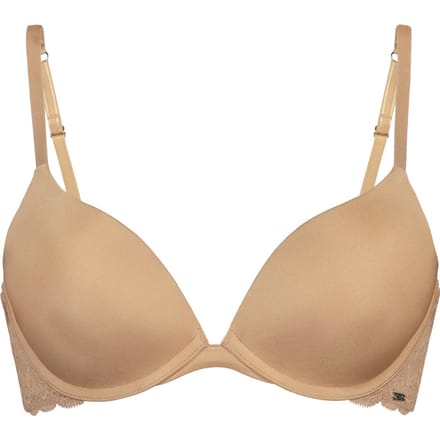 Hunkemöller Push-up BH Angie plunge fit - beige - Maat C80