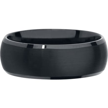 etNox Black Tungsten Unisex Ring - zwart - 65