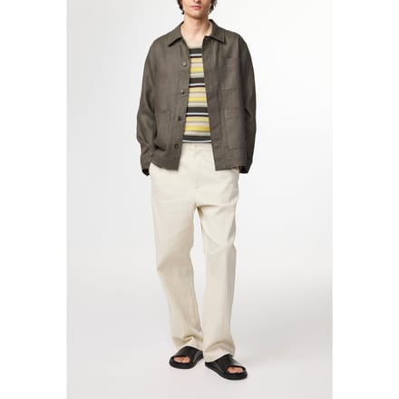 NN.07 Olav 1454 Croc Green Taglia: M | Giacche leggere Outlet | Uomo | Verde