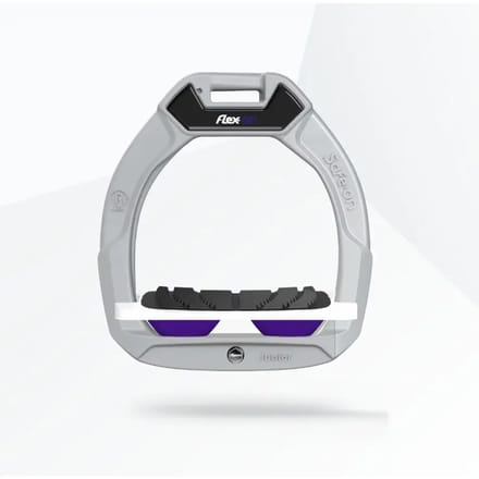 Veiligheidsstijgbeugels Geplaatst Grip Aluminium/Wit/Paarse Kinderen Flex-On Safe-On