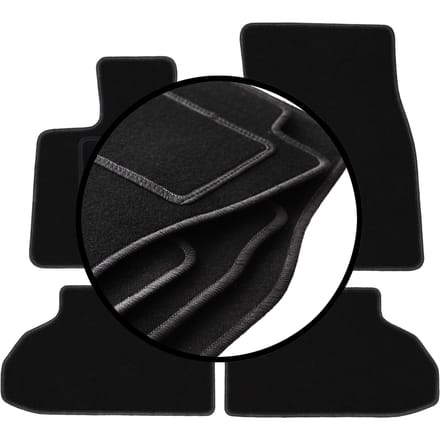 Complete set veloursmatten voor: BMW X6 F16 SUV (2014-)