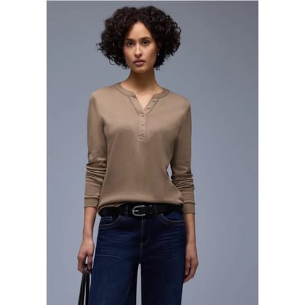 Shirt in effen kleur