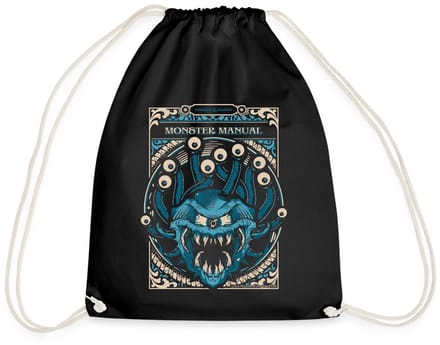 Dungeons And Dragons Monster Manual Met Beholder Gymtas