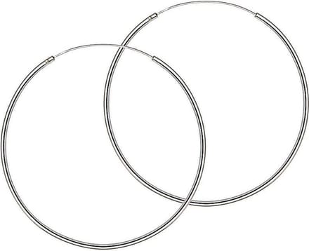 Zilver Hoops 50MM 1,5MM