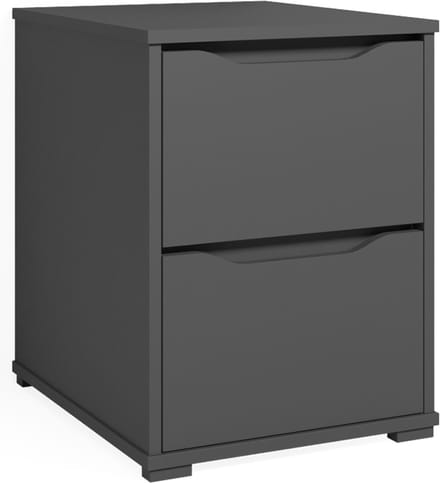 Vicco Ruben Boxspring nachtkastje – 40.2 x 53.6 cm Antraciet