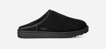 UGG® Classic-instapper voor heren  in Black, Maat 39, Suede