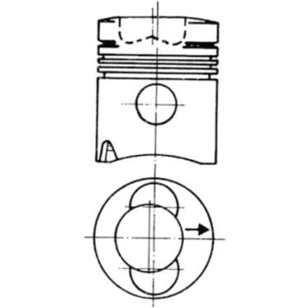 Zuiger KOLBENSCHMIDT 93280600