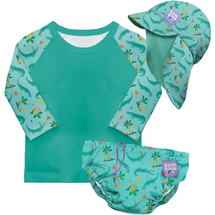 Wasbaar Badset Croco Jouwer Baby Bambino Mio (x3)