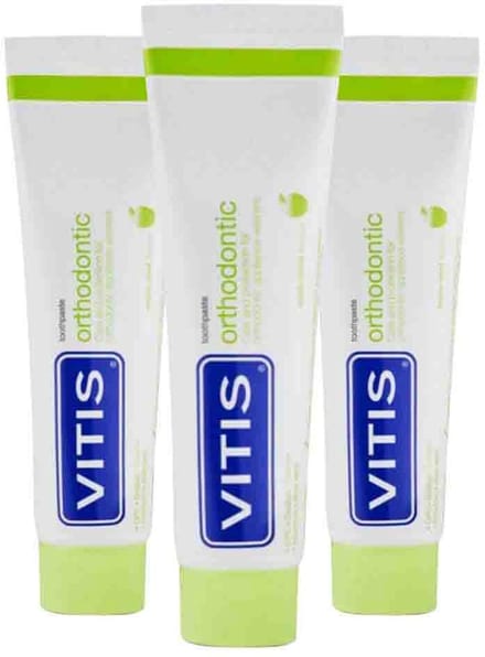 Vitis - Tandpasta Orthodontic - 3 x 75 ml - Voordeelverpakking