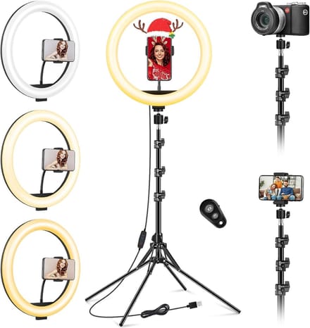 DailySupplies® Ringlamp met Statief - Ring Light - Verstelbaar - Led Verlichting