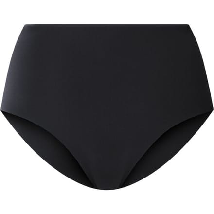 ESMARA Set van 2 dames lasercut onderbroeken met hoge taille - onzichtbaar & seamless (Zwart, S (36/38))
