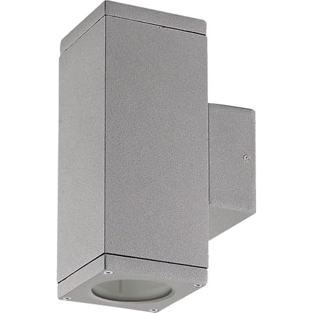 Wandlamp Dopo lighting Cub Square IP54 GU10 Up-down