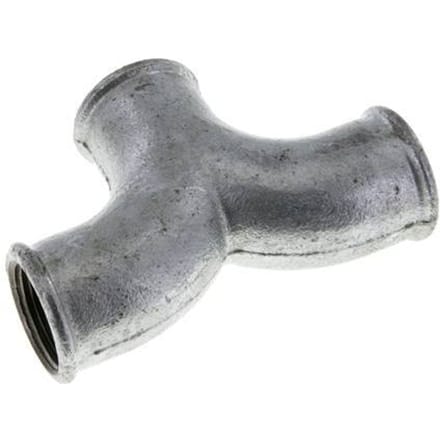 T-koppeling Rp1'' Binnendraad smeedbaar gietijzer 25bar (351.25psi)