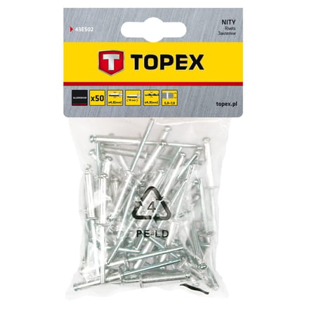 Popnagels 4,8 x 10 mm 50 Stuks Aluminium